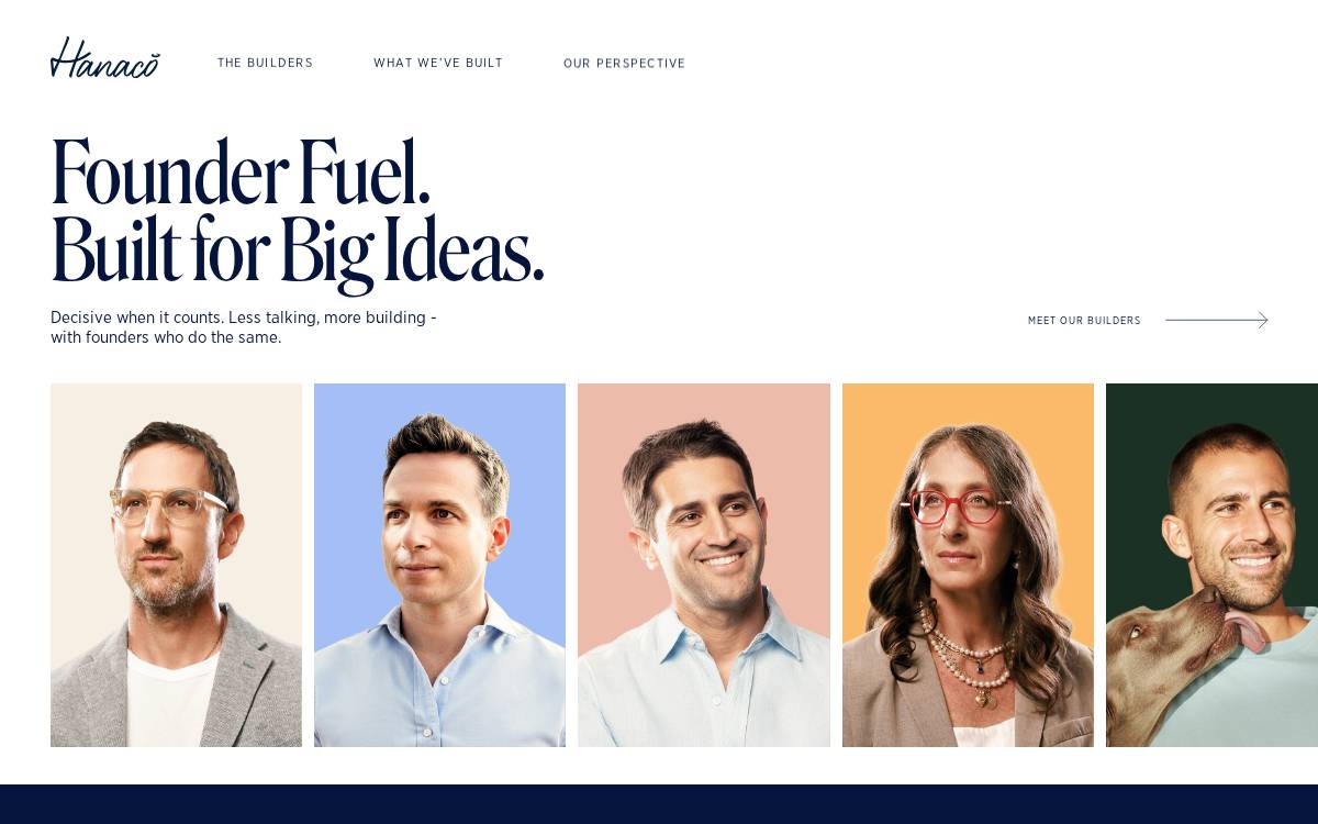 Hanacovc website preview