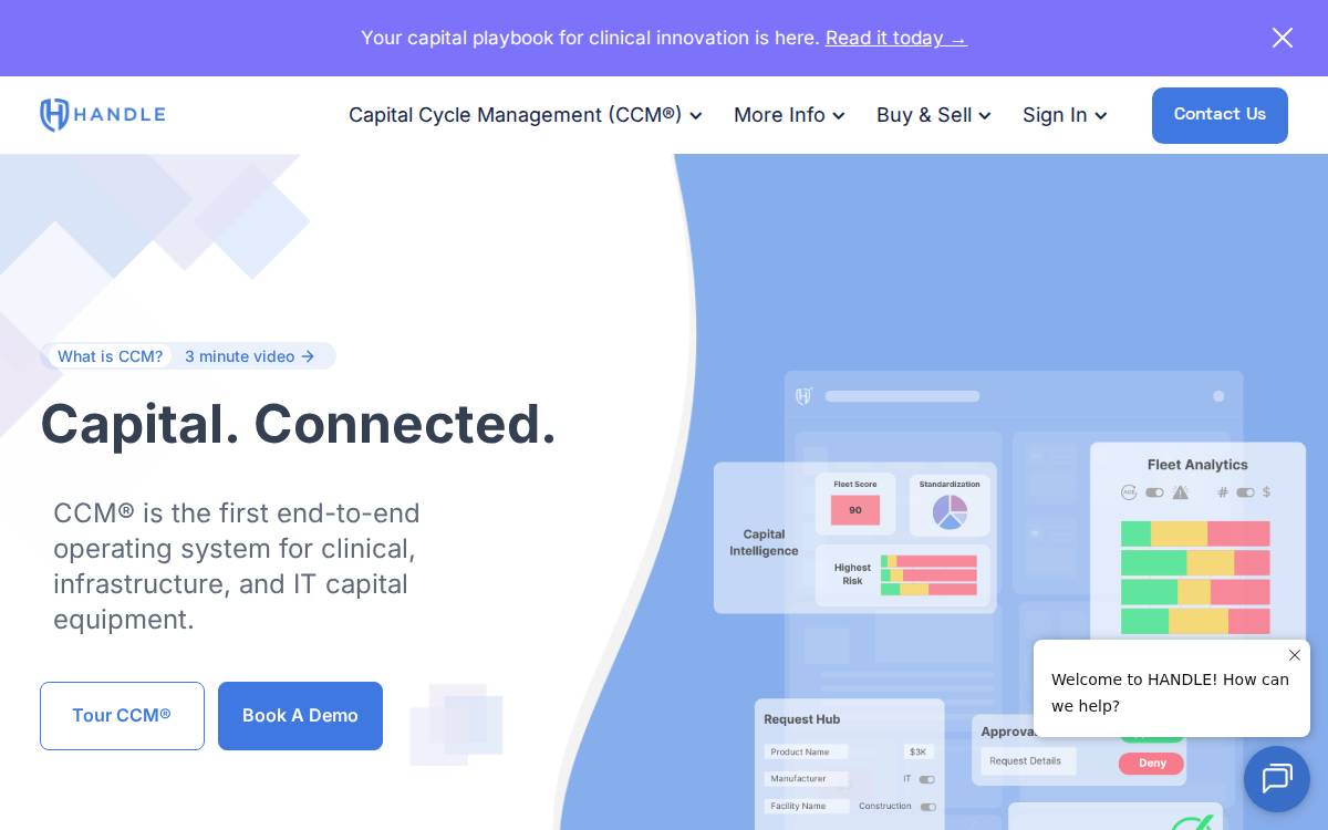Handleglobal website preview