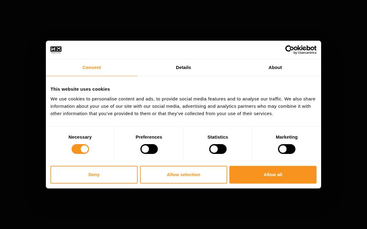 Hansamatrix website preview