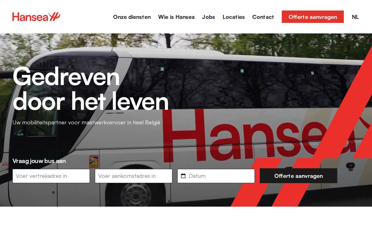 Hansea website preview