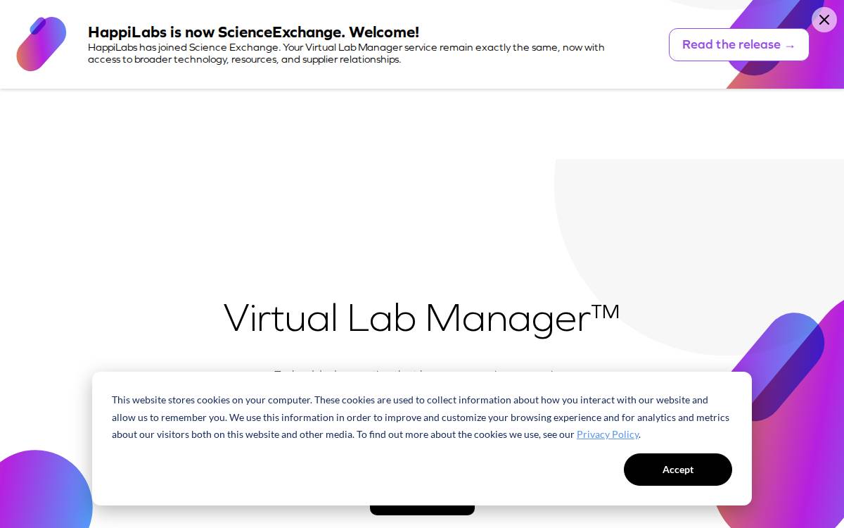 HappiLabs website preview
