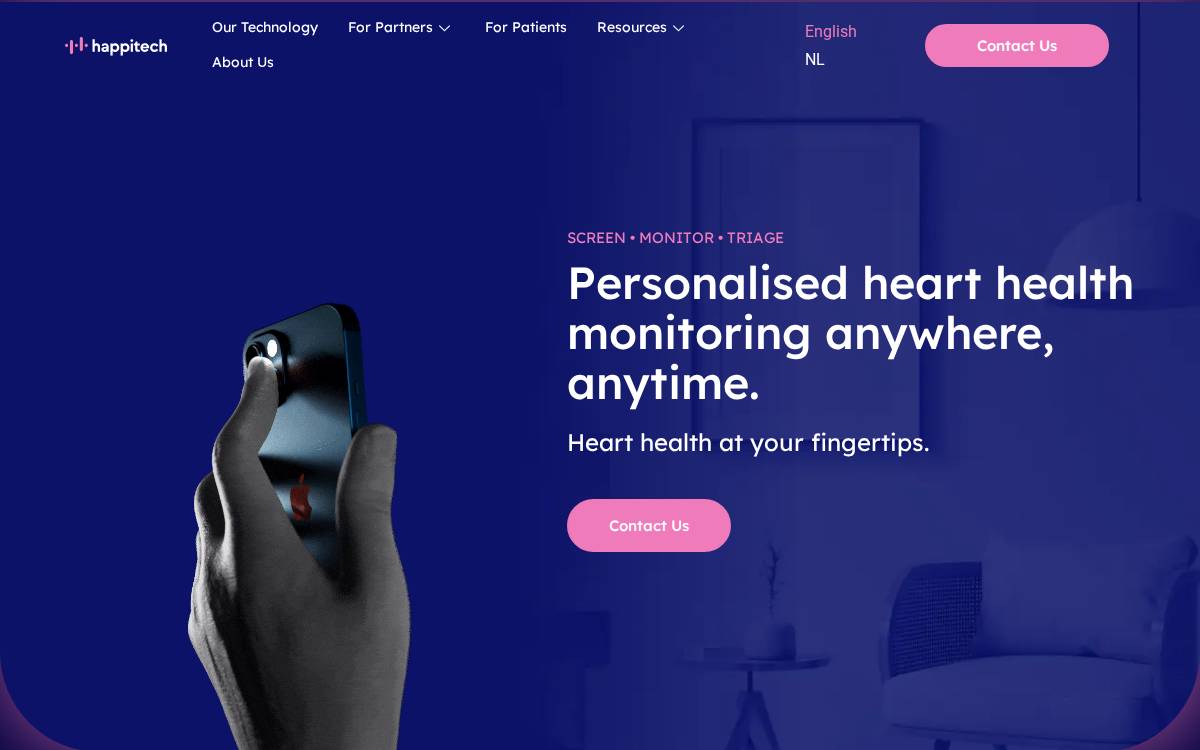 Happitech website preview