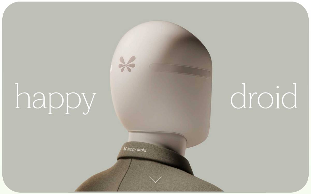 Happy Droid website preview