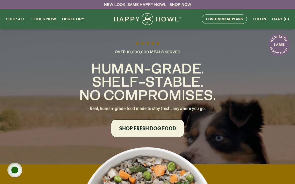 Happy Howl website preview