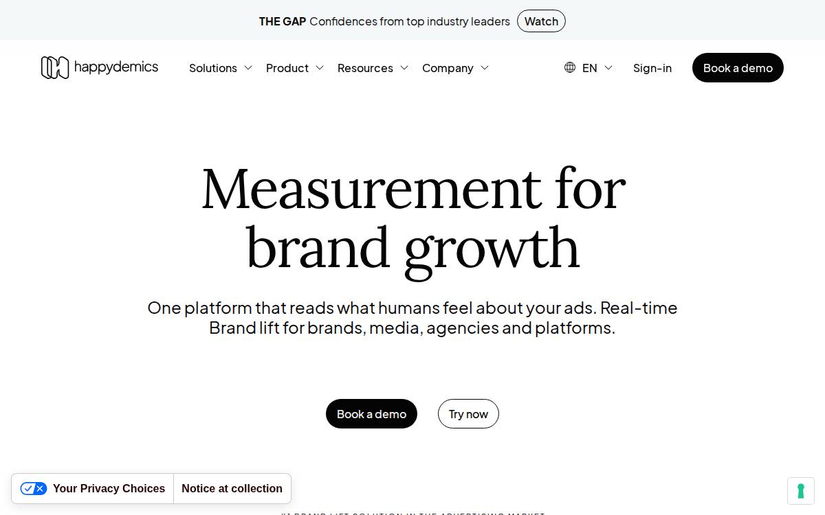 Happydemics website preview