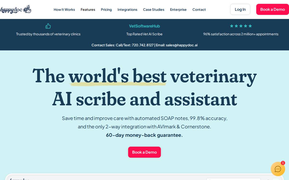 HappyDoc Technologies website preview
