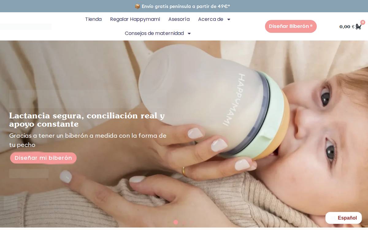 Happymamilactancia website preview