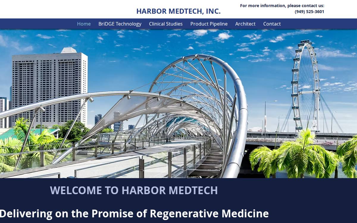 Harbor Medtech website preview
