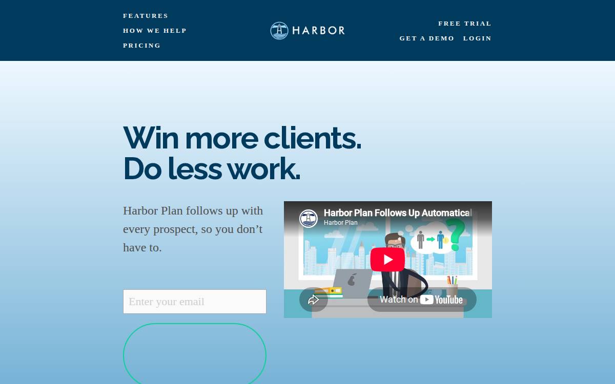 Harbor website preview