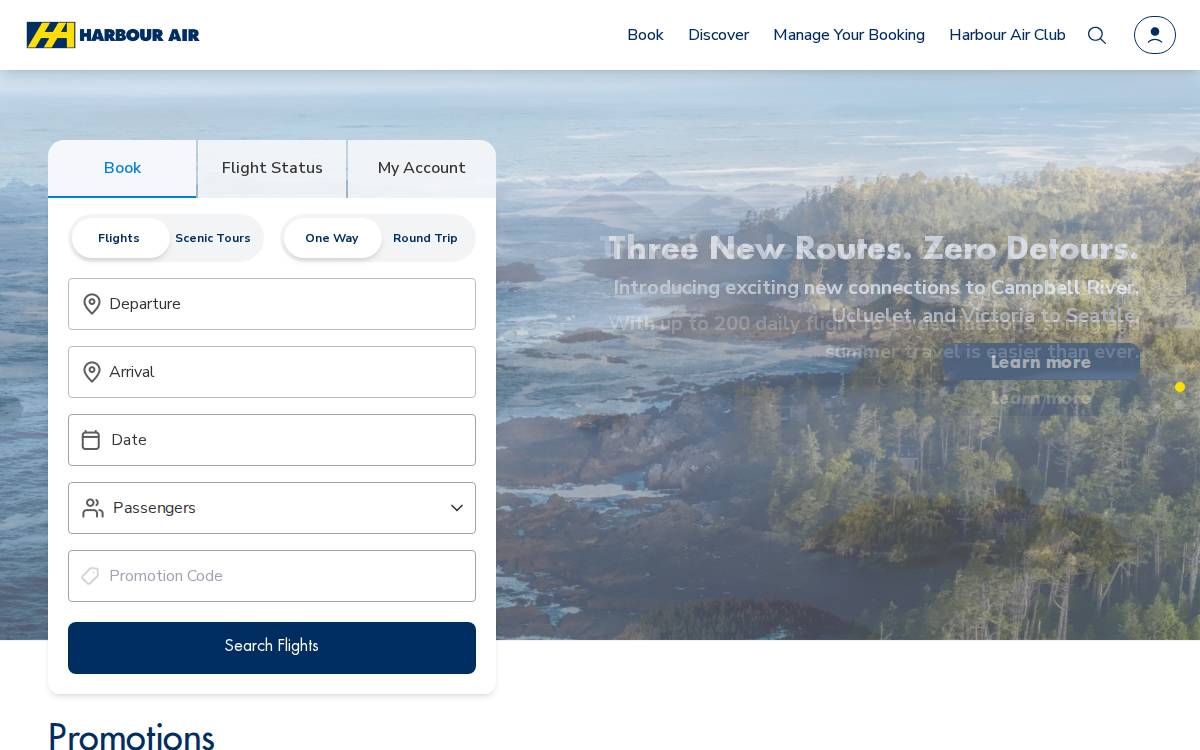 Harbour Air website preview