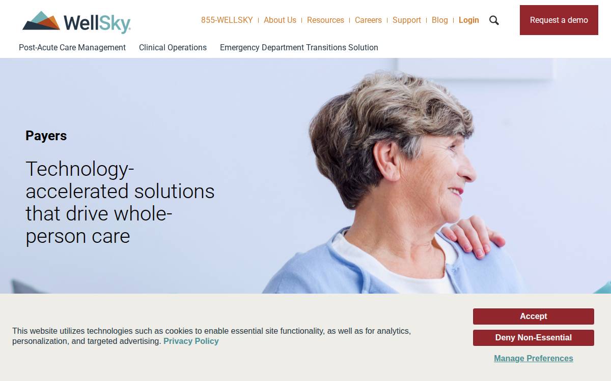 Harmony Information Systems website preview