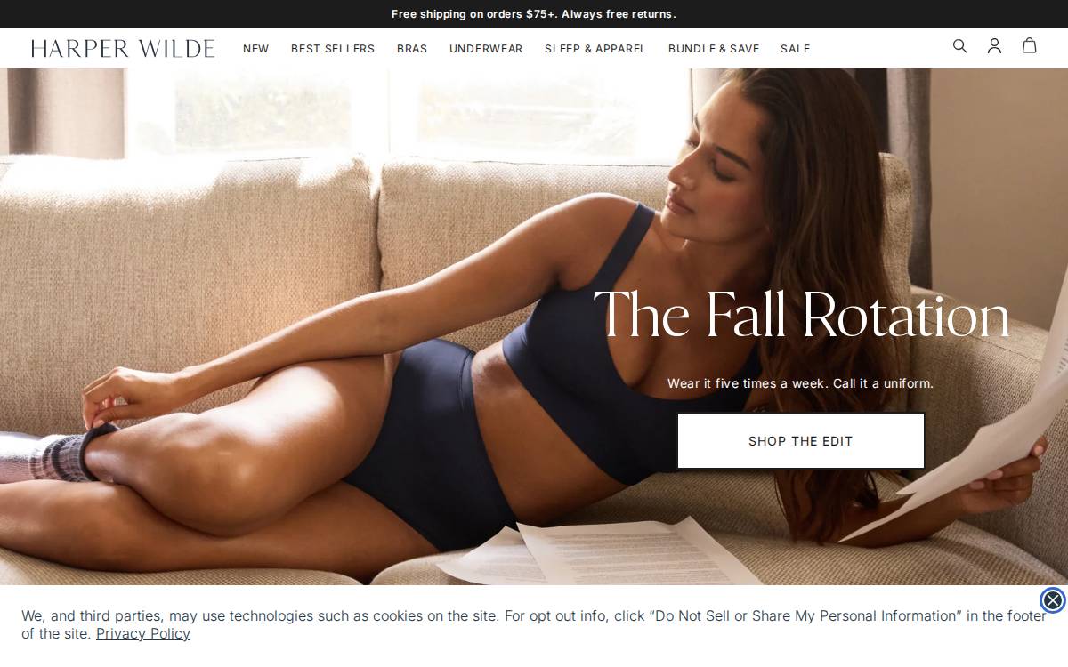 Harper Wilde website preview
