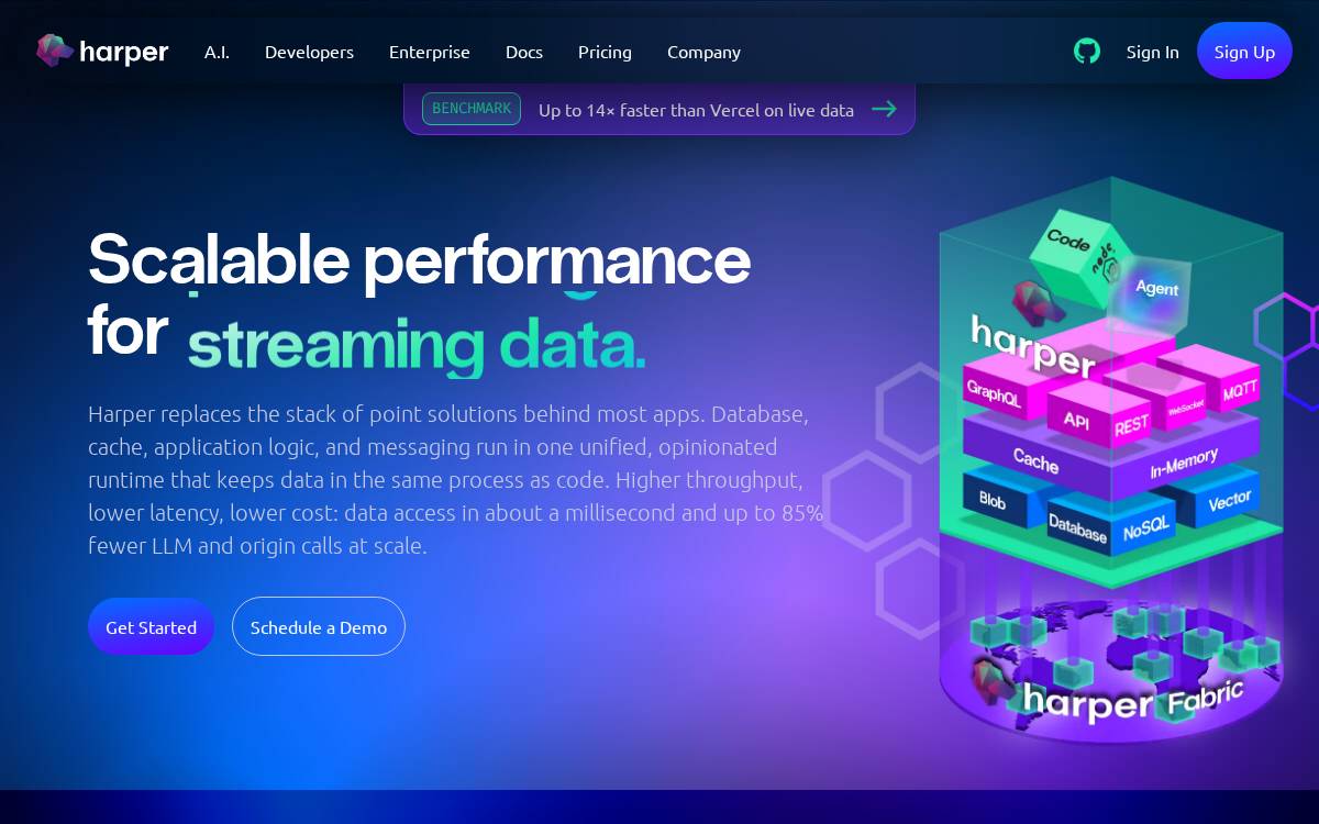 Harpersystems website preview