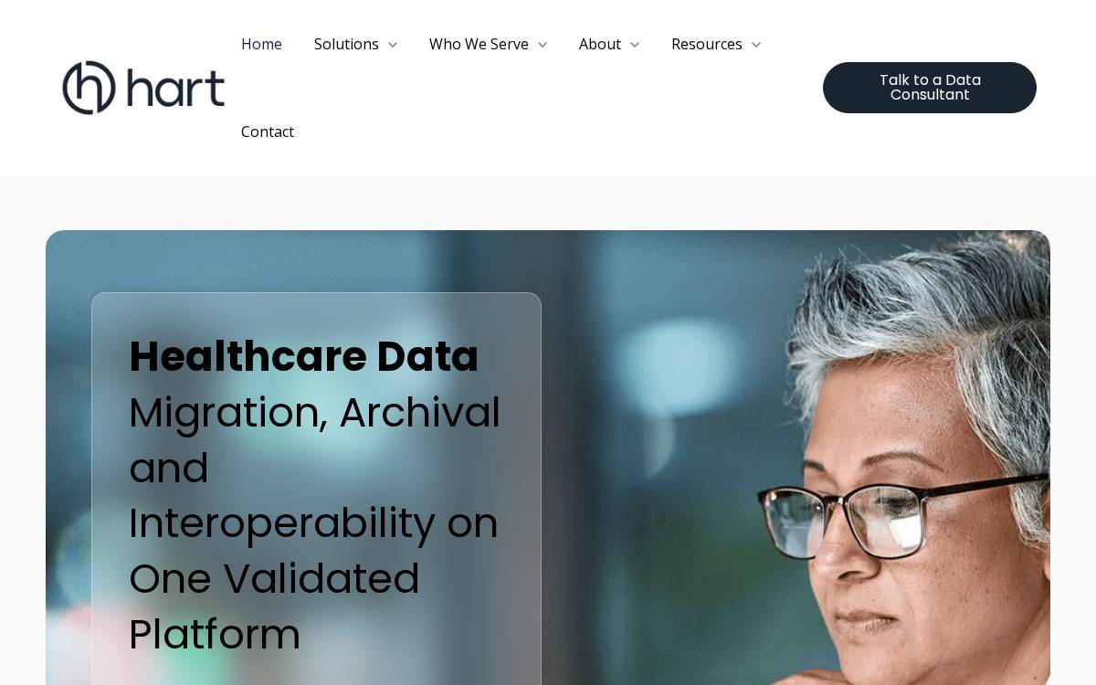 Hart website preview