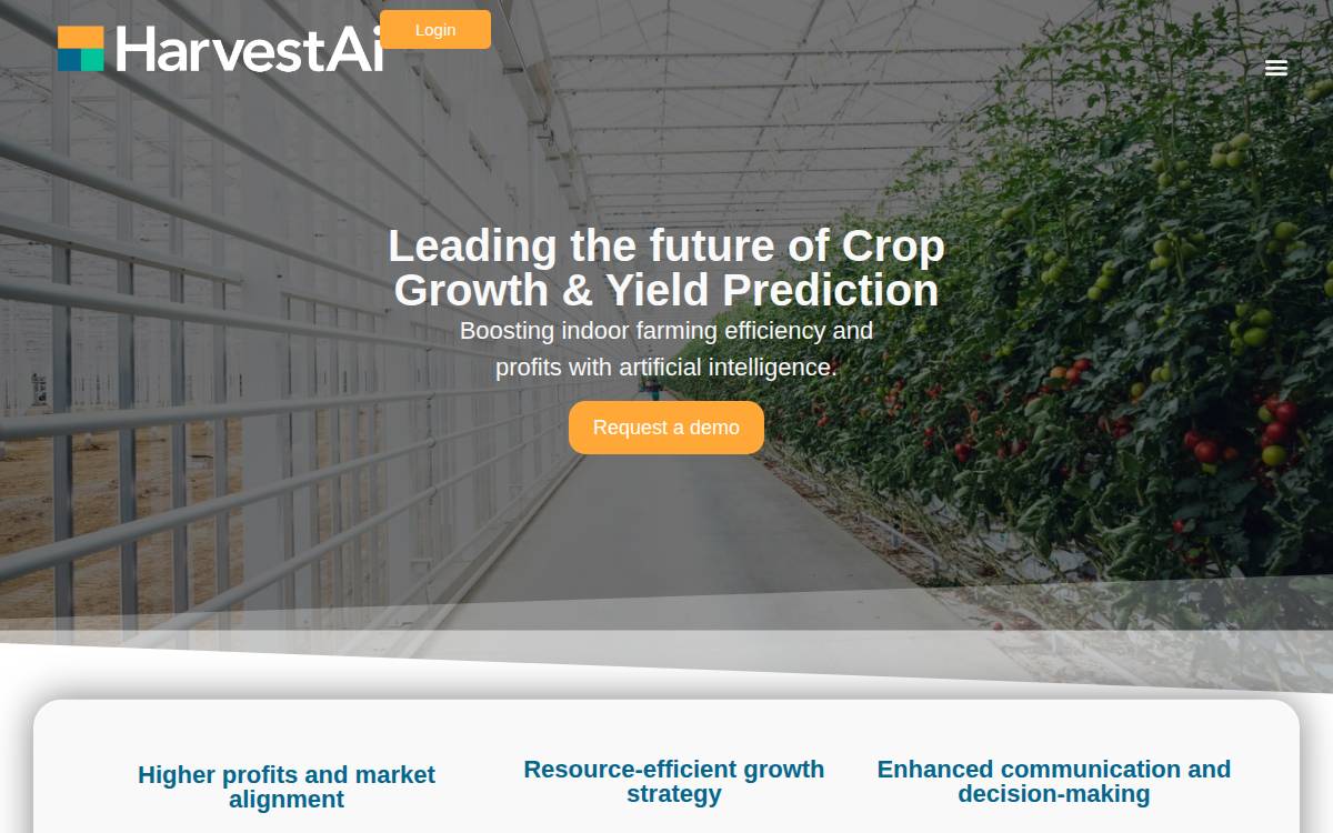 Harvest AI GmbH website preview