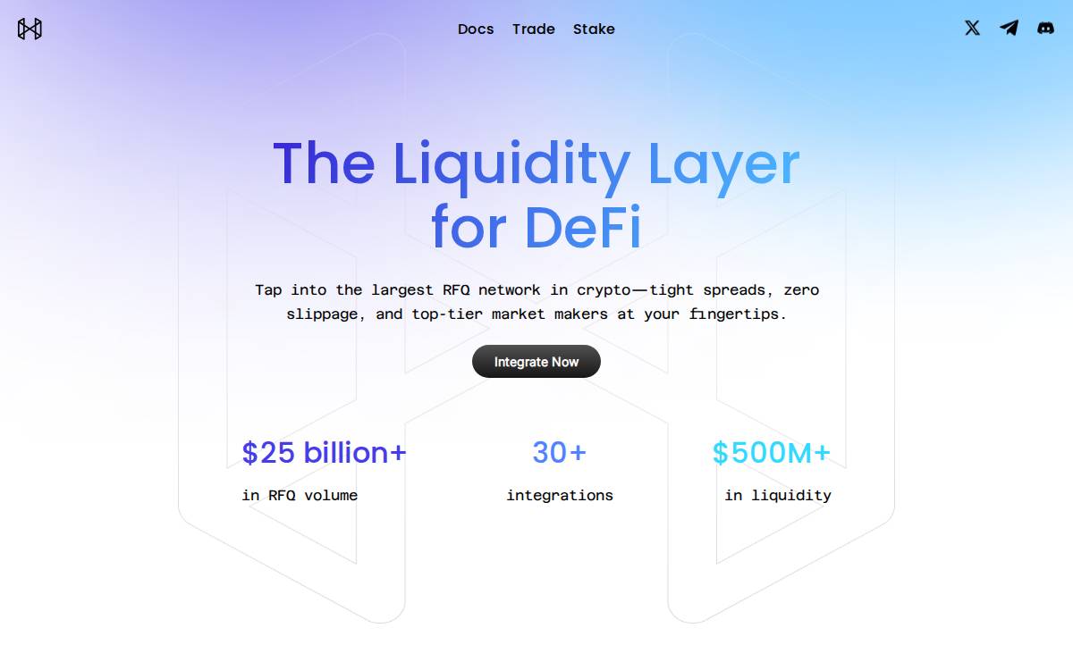 Hashflow website preview