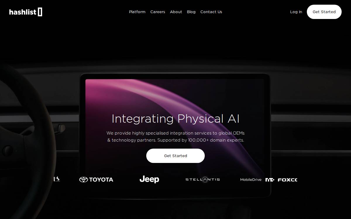 Hashlist website preview
