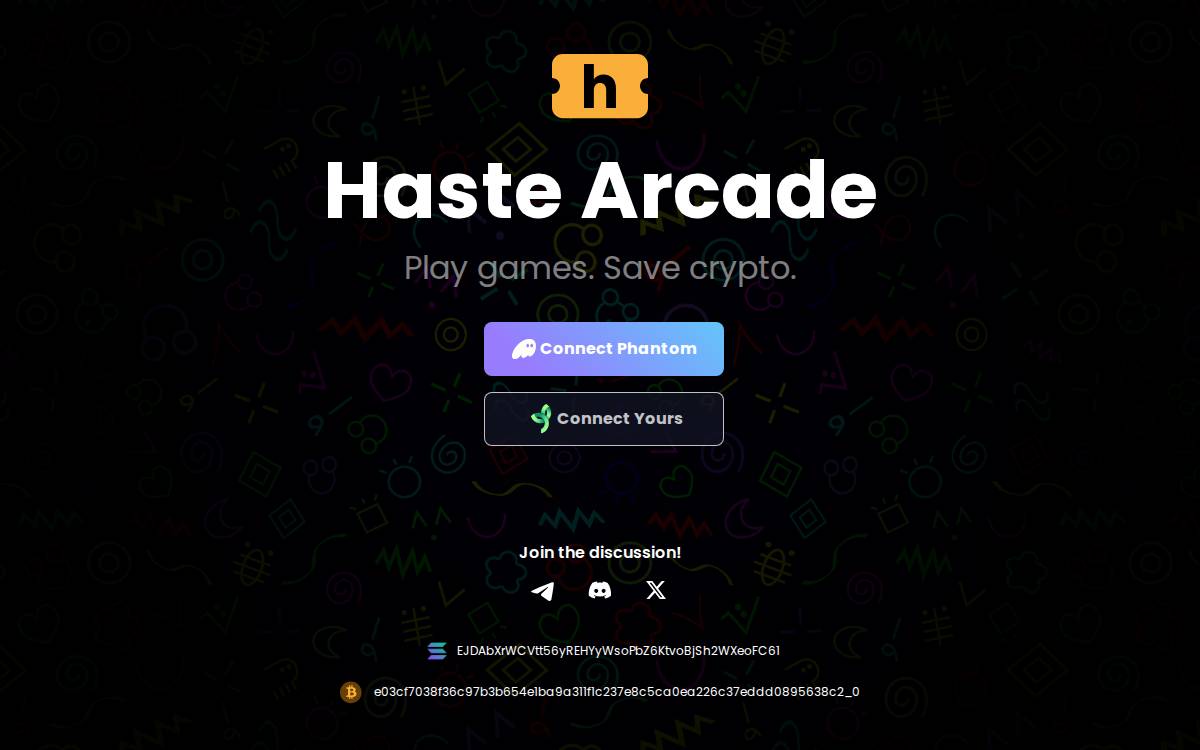 Haste website preview
