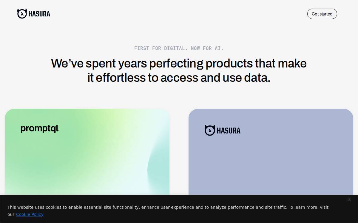 Hasura website preview