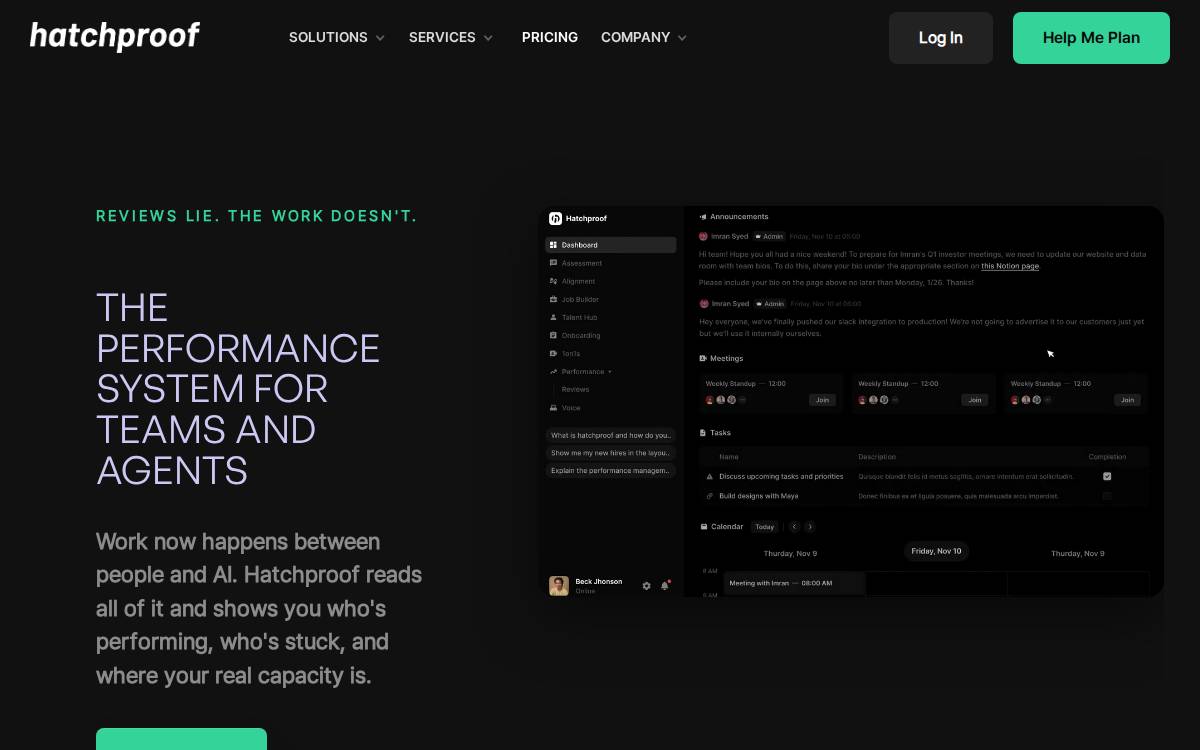 Hatchproof website preview