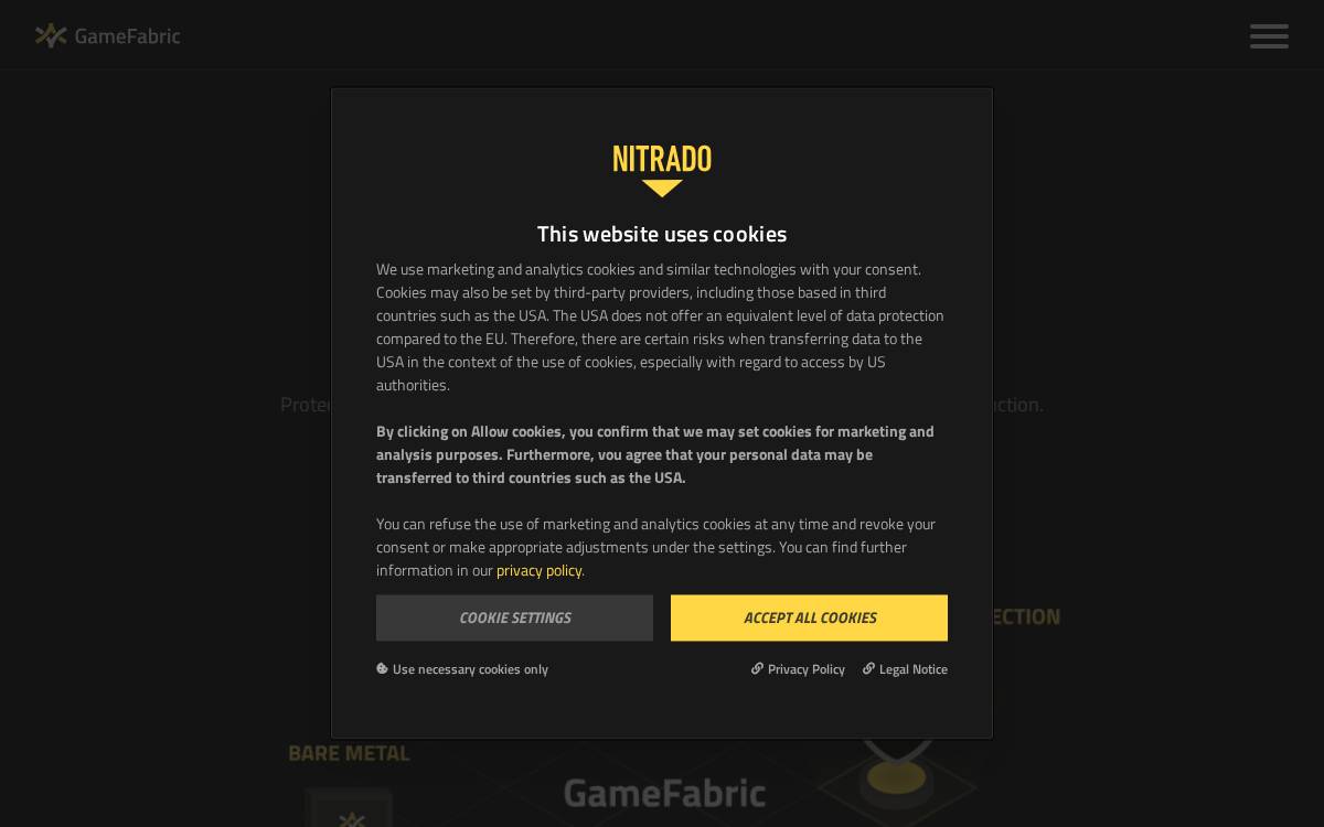 Hathora website preview