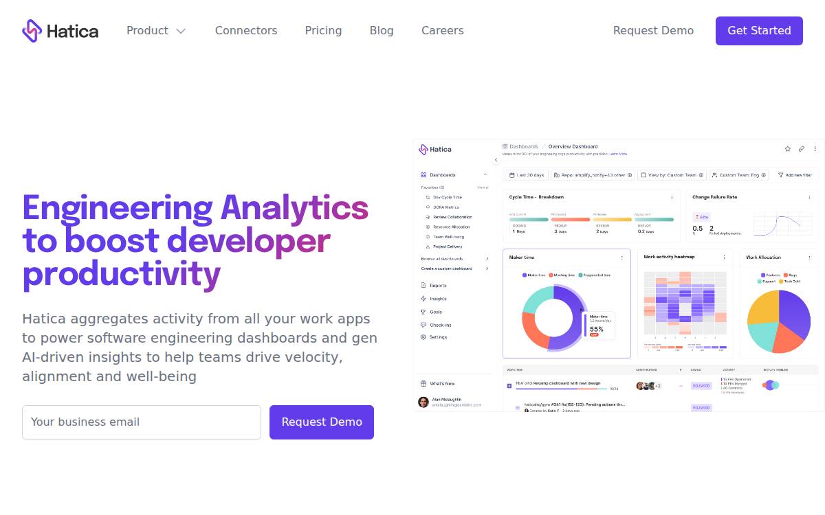 Hatica website preview