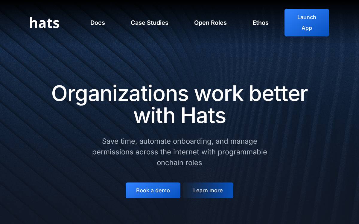 Hats protocol website preview