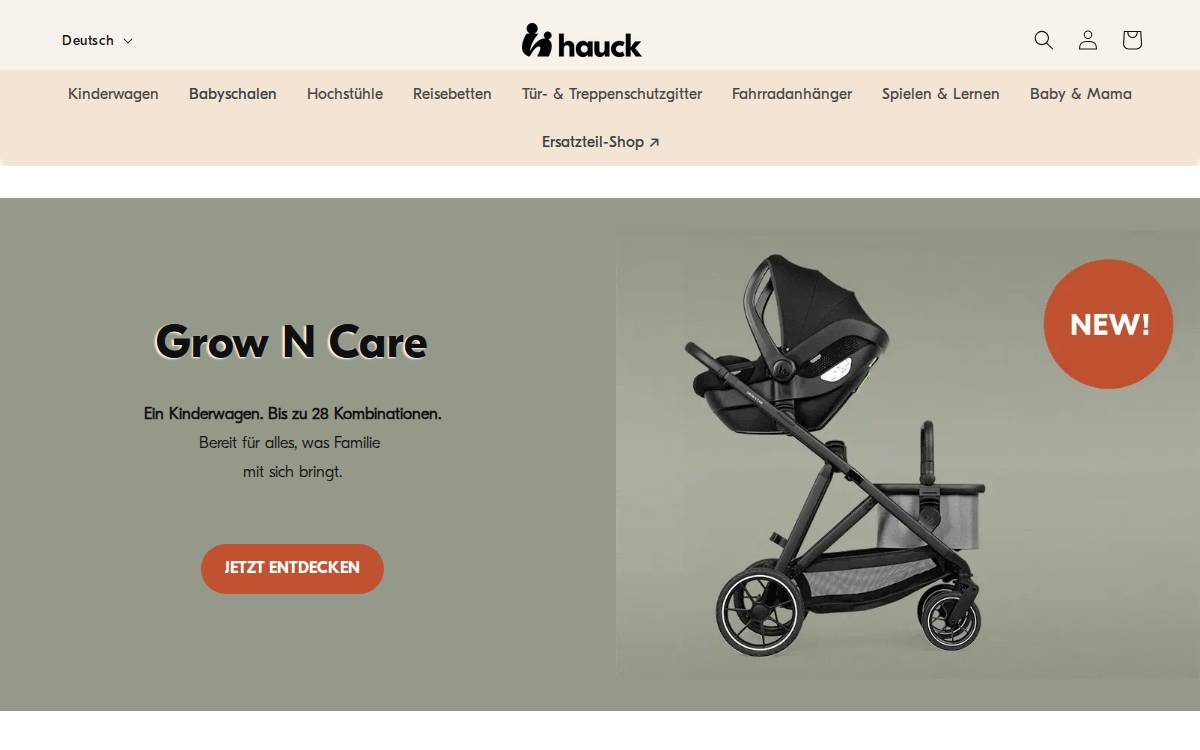 Hauck website preview