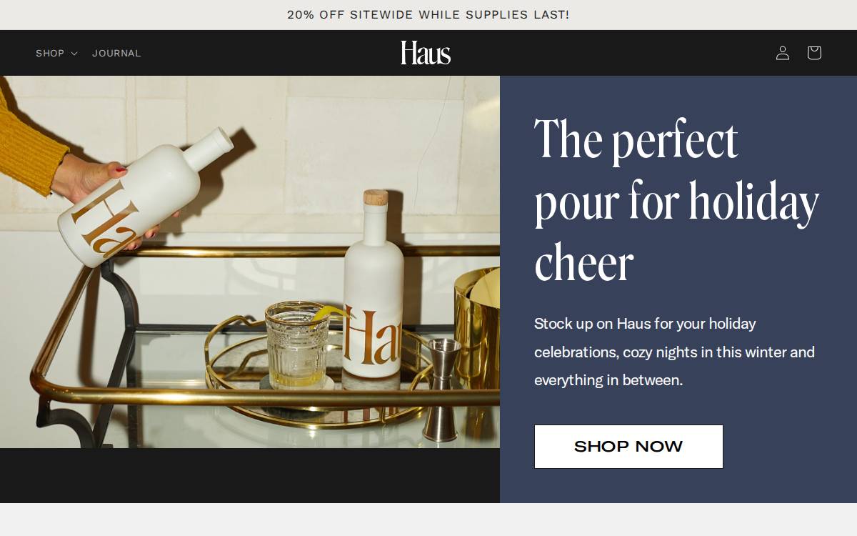 Haus website preview