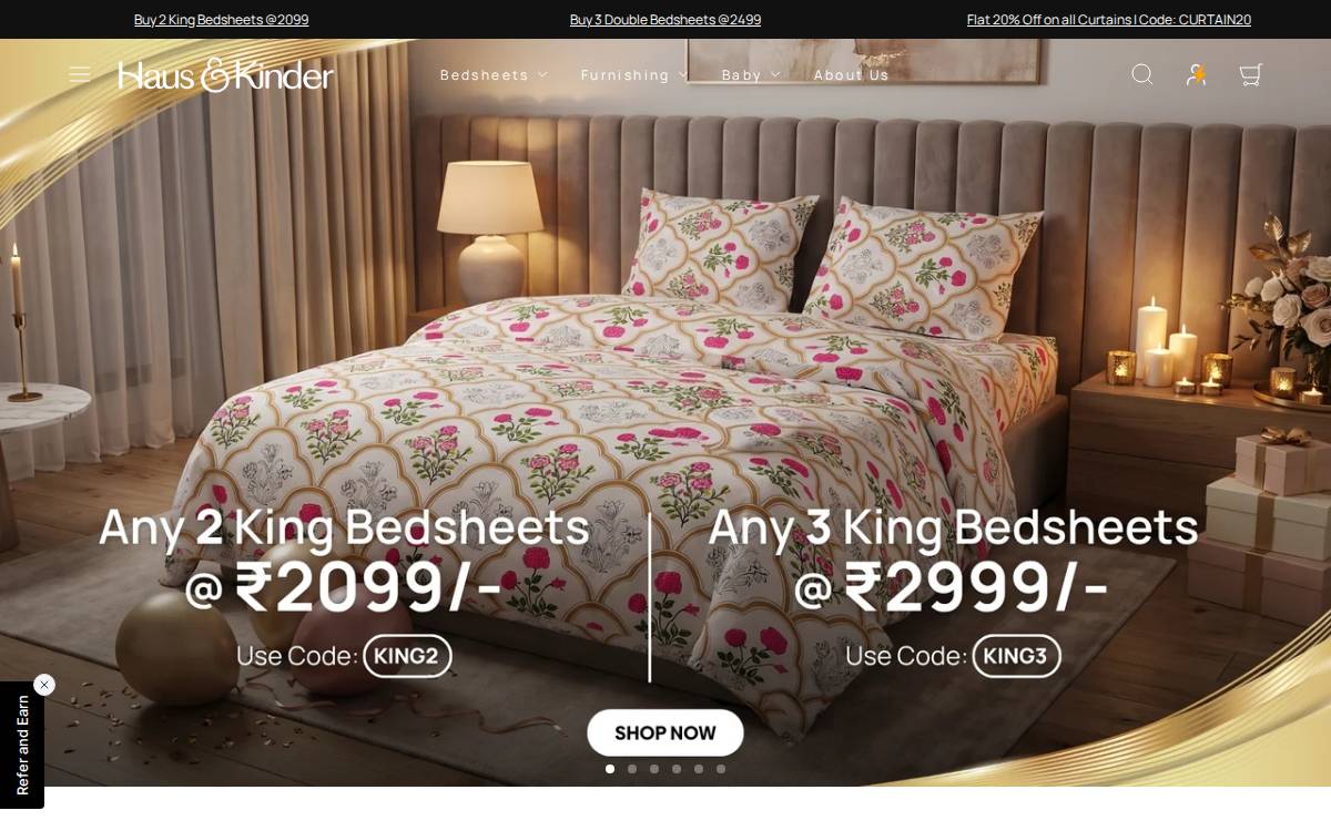 Hausandkinder website preview