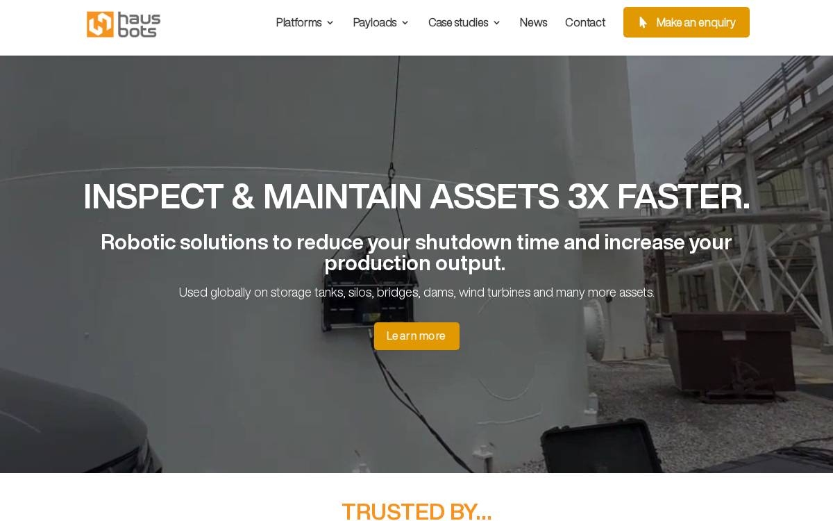 HausBots website preview