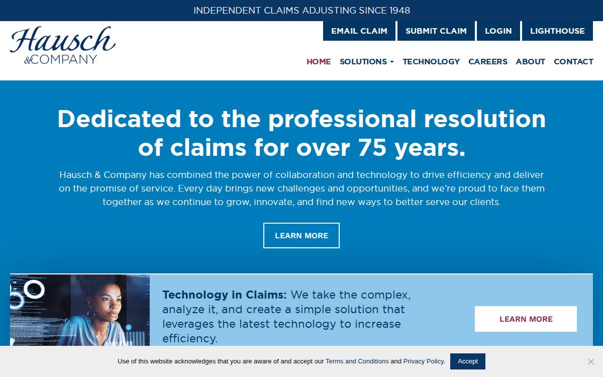 Hauschco website preview