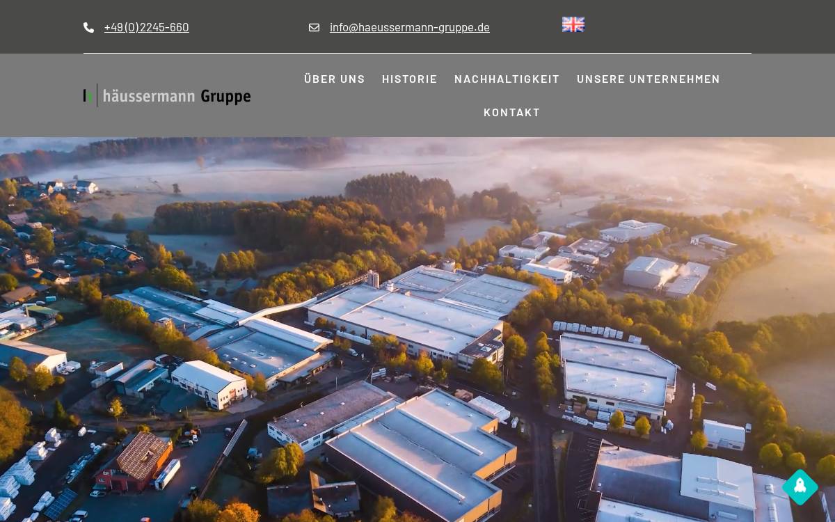 häussermann Gruppe website preview