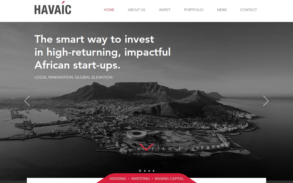 Havaic website preview