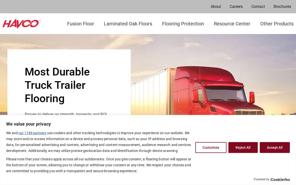 Havco Wood Products website preview
