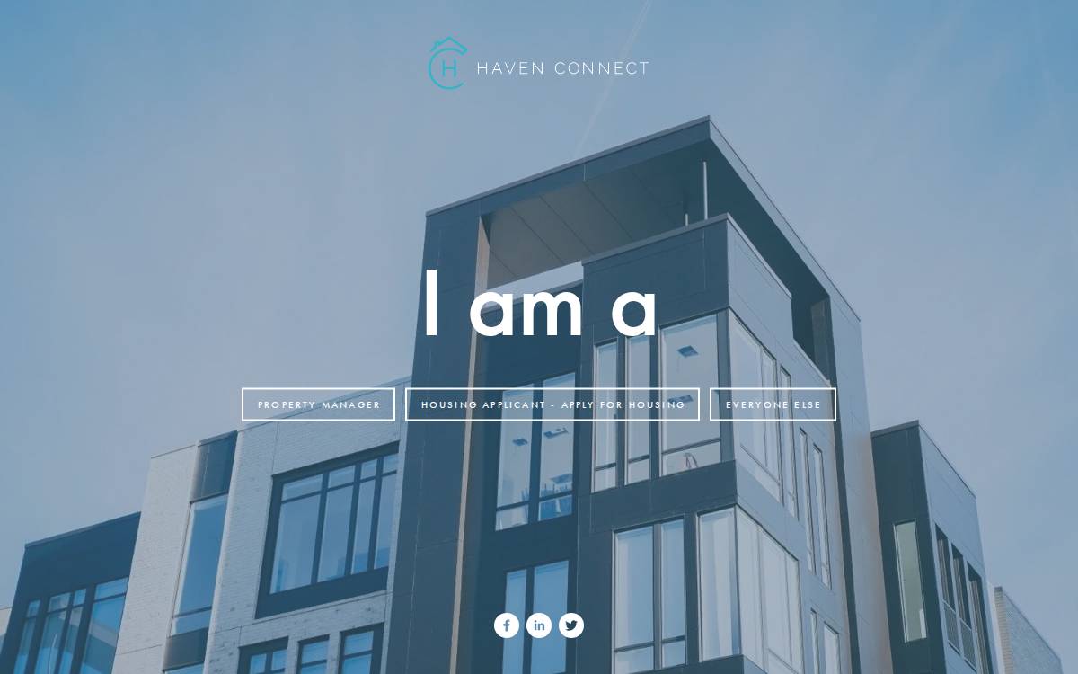 Haven Connect website preview