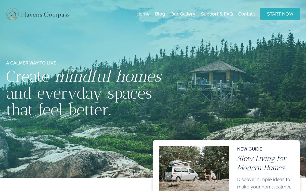 Havenscompass website preview