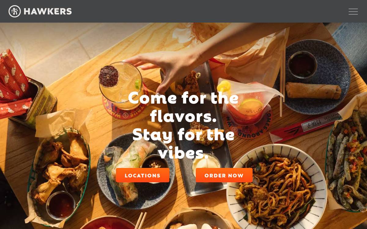 Hawkers website preview