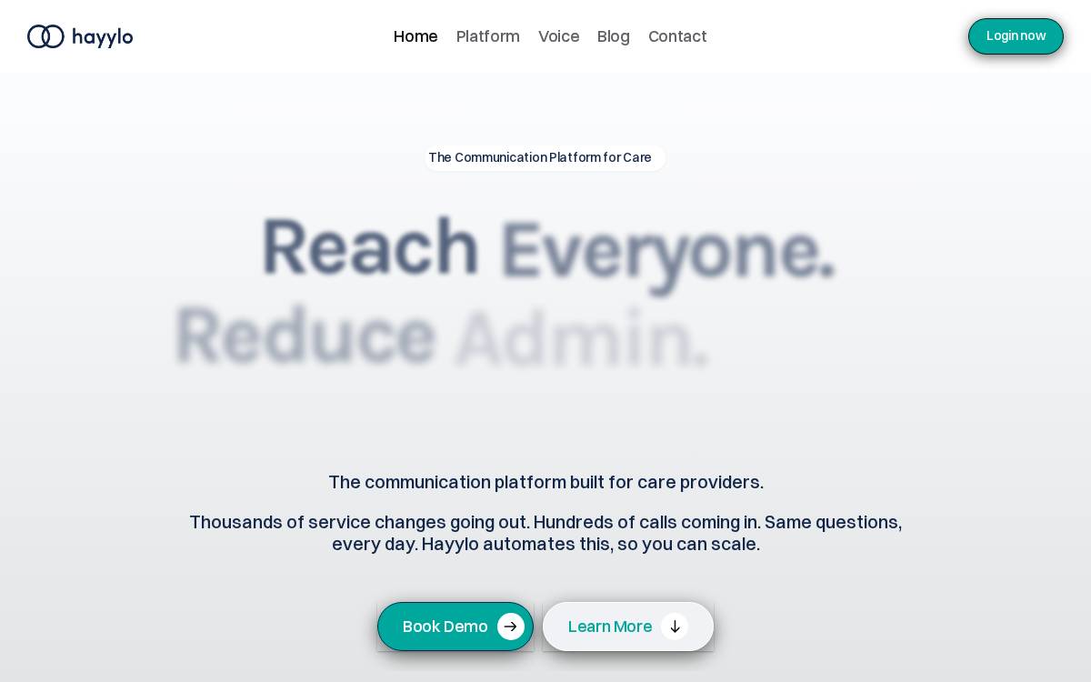 Hayylo website preview