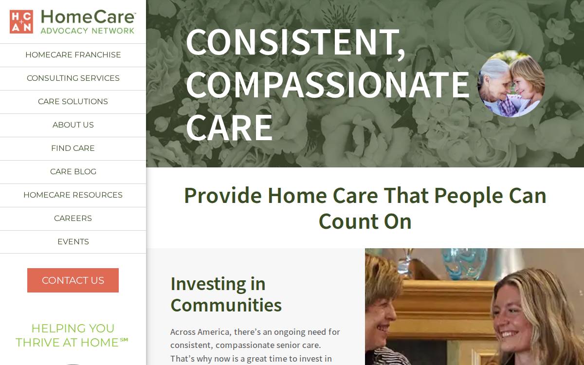 Hcanthrive website preview
