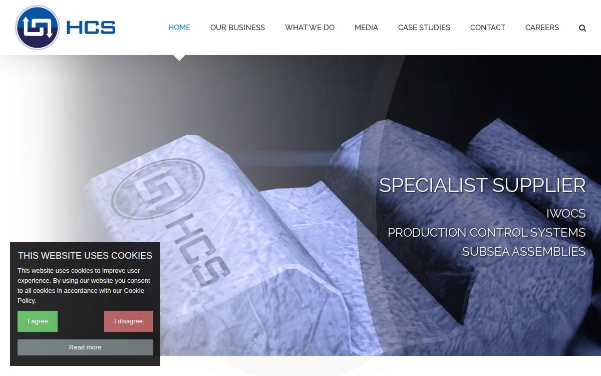 Hcs Control Systems website preview