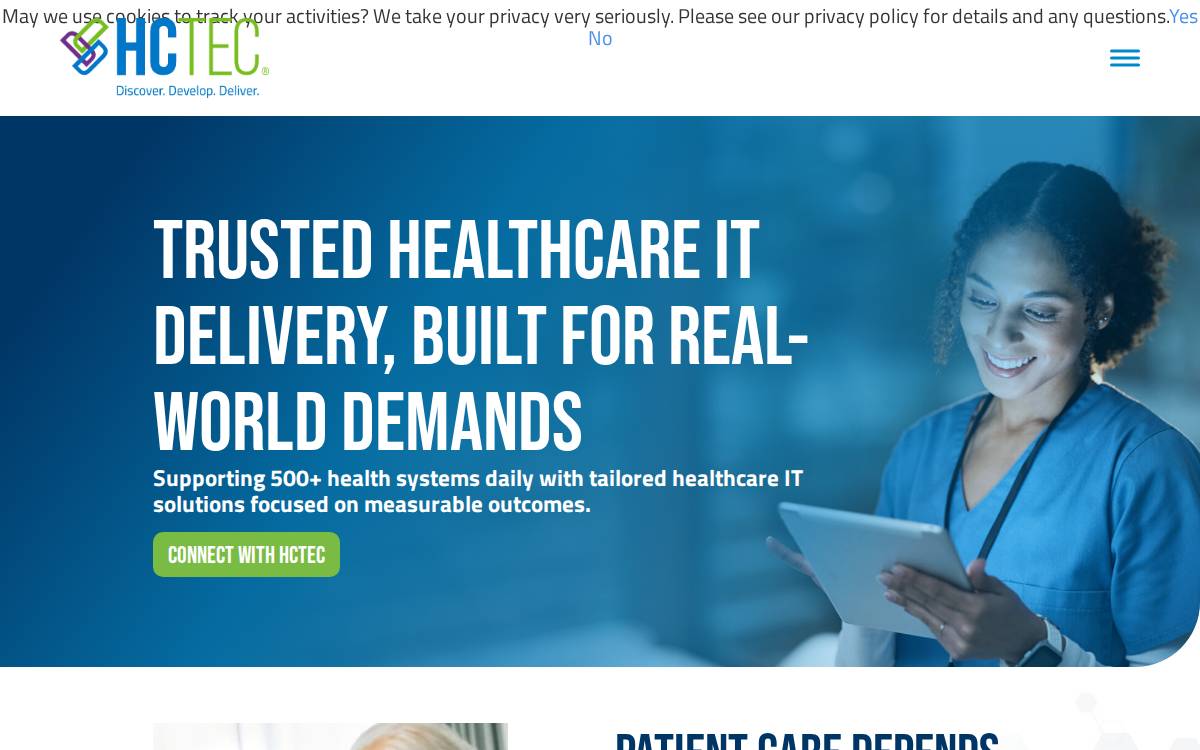 Hctec website preview