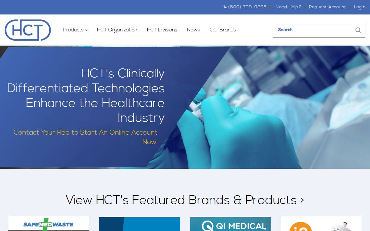 Hctsolutions website preview