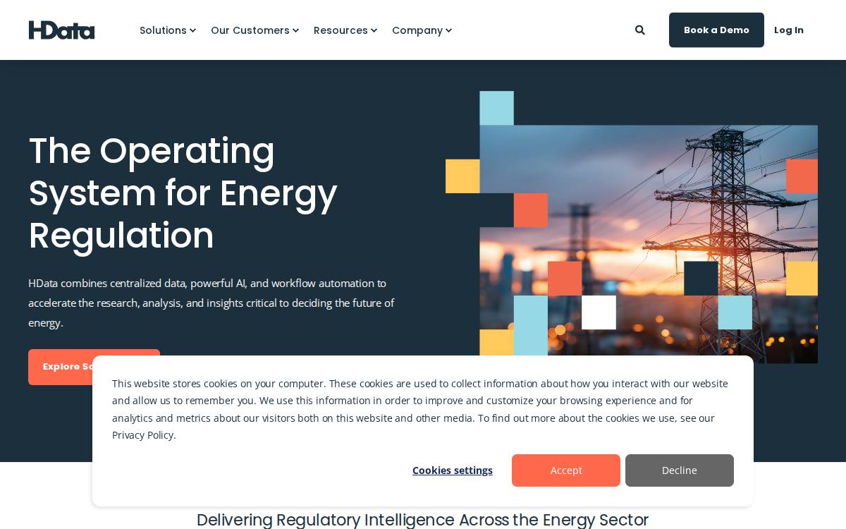 Hdata website preview
