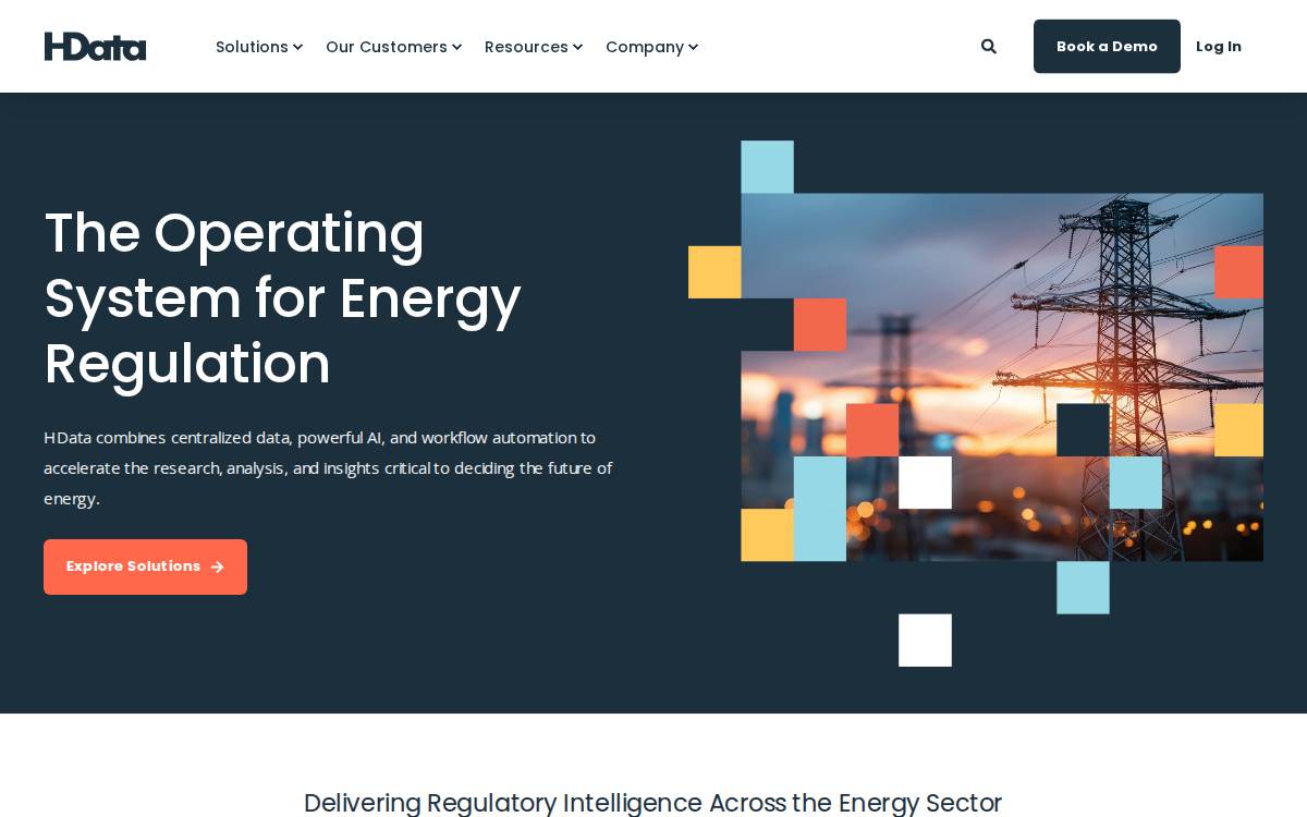 HData website preview