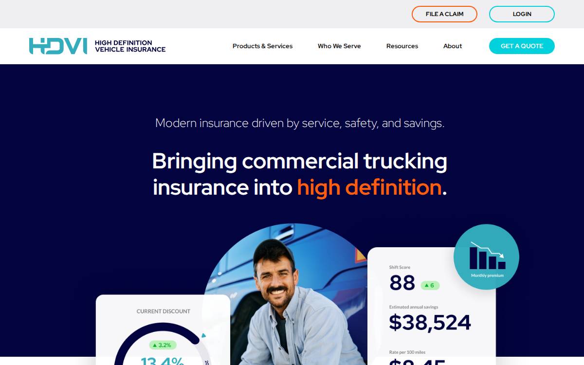 HDVI website preview