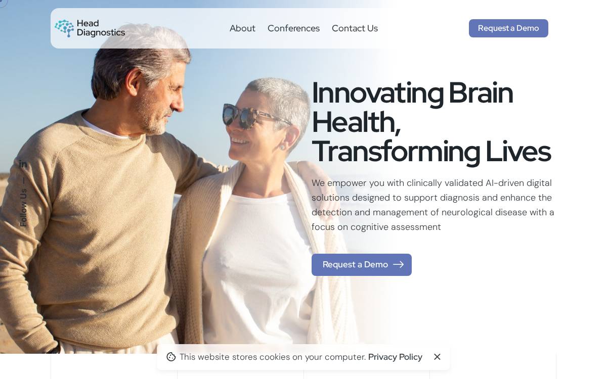 Head Diagnostics website preview