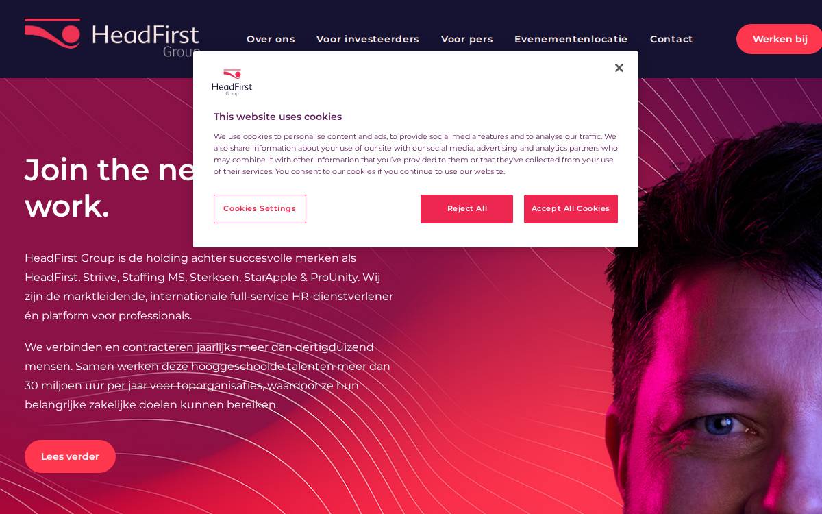 HeadFirst website preview