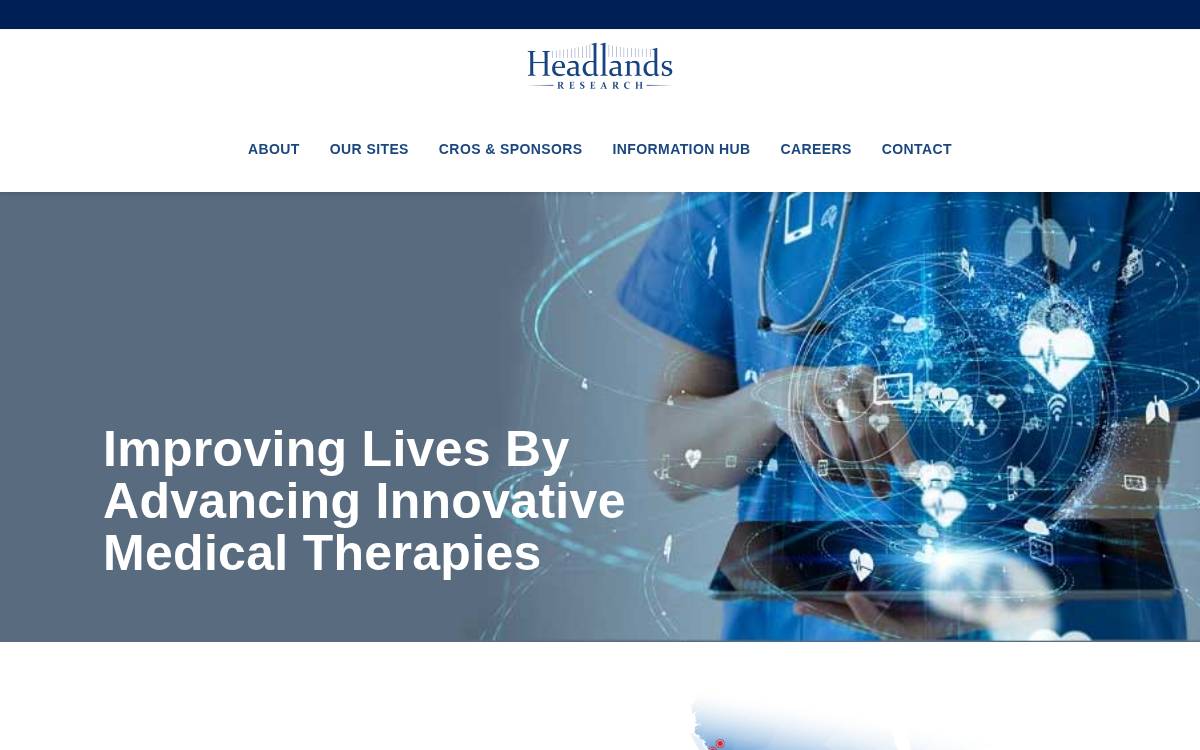 Headlands Research website preview