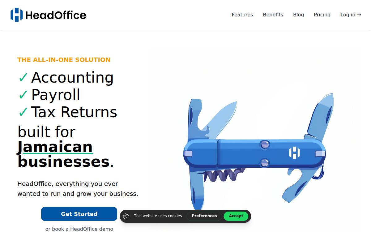 HeadOffice website preview